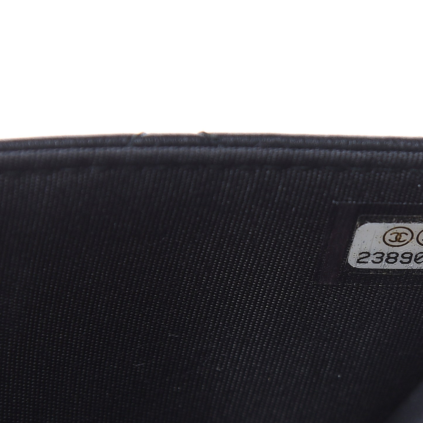 Lambskin Quilted Trendy CC Wallet On Chain WOC Black