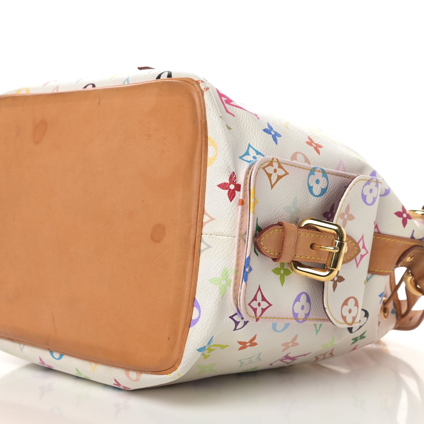 Monogram Multicolor Petit Noe White