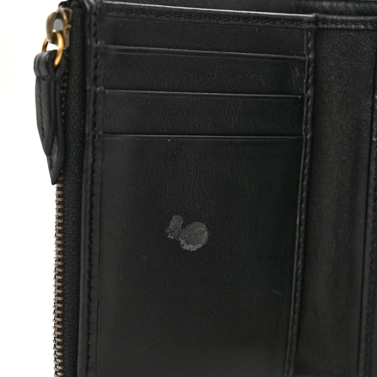 Calfskin Matelasse GG Marmont Wallet Black