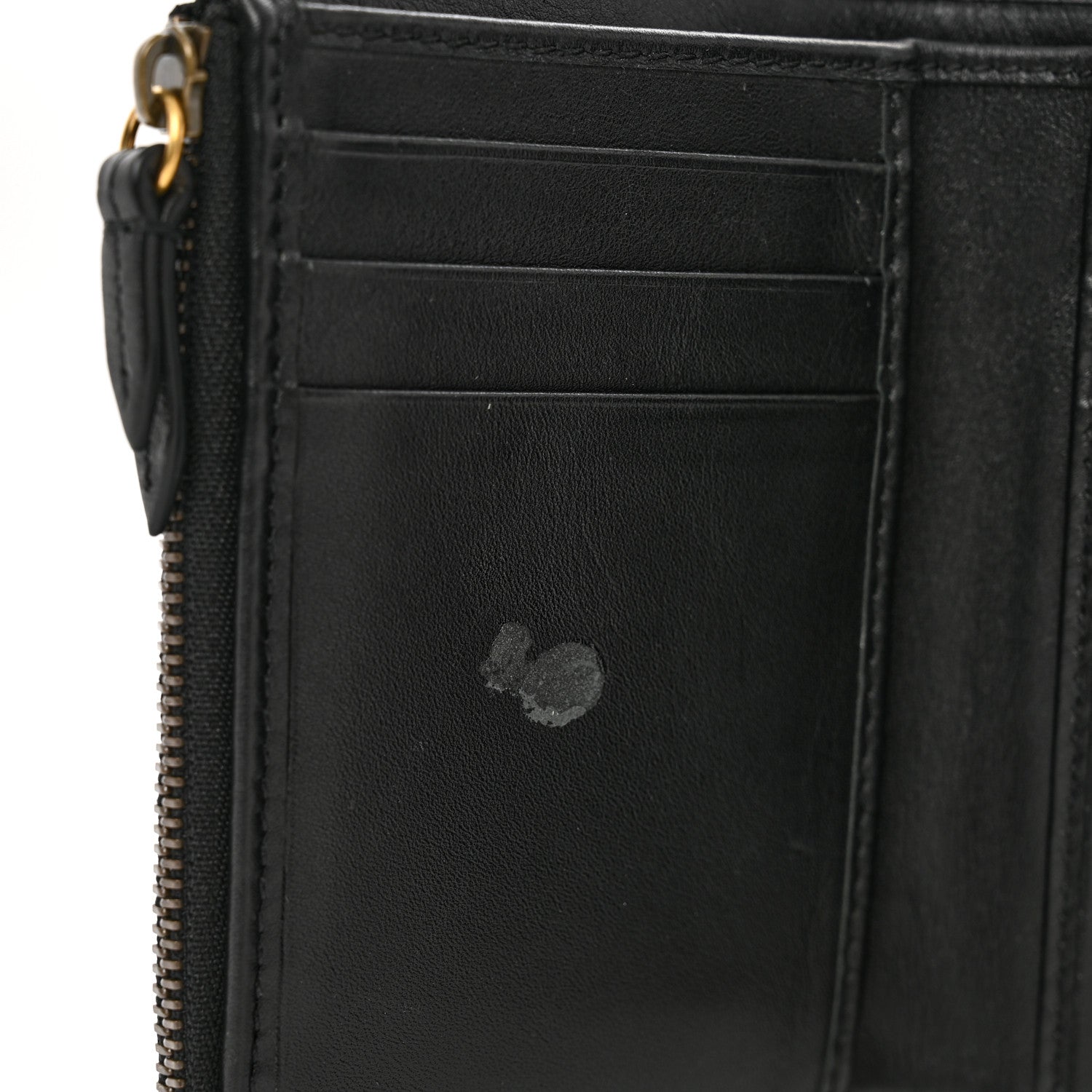 Gucci Calfskin Matelasse GG Marmont Wallet Black 7 of 9