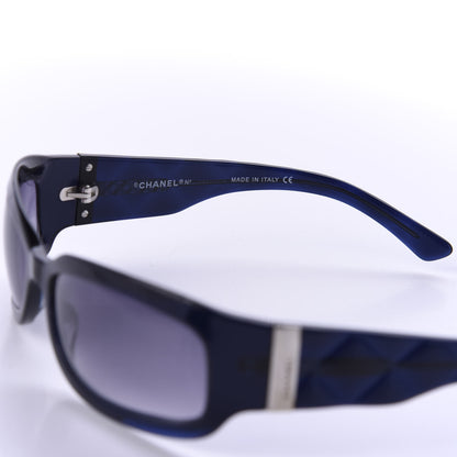 Chanel Quilted CC Sunglasses 5052 Navy 5 of 7