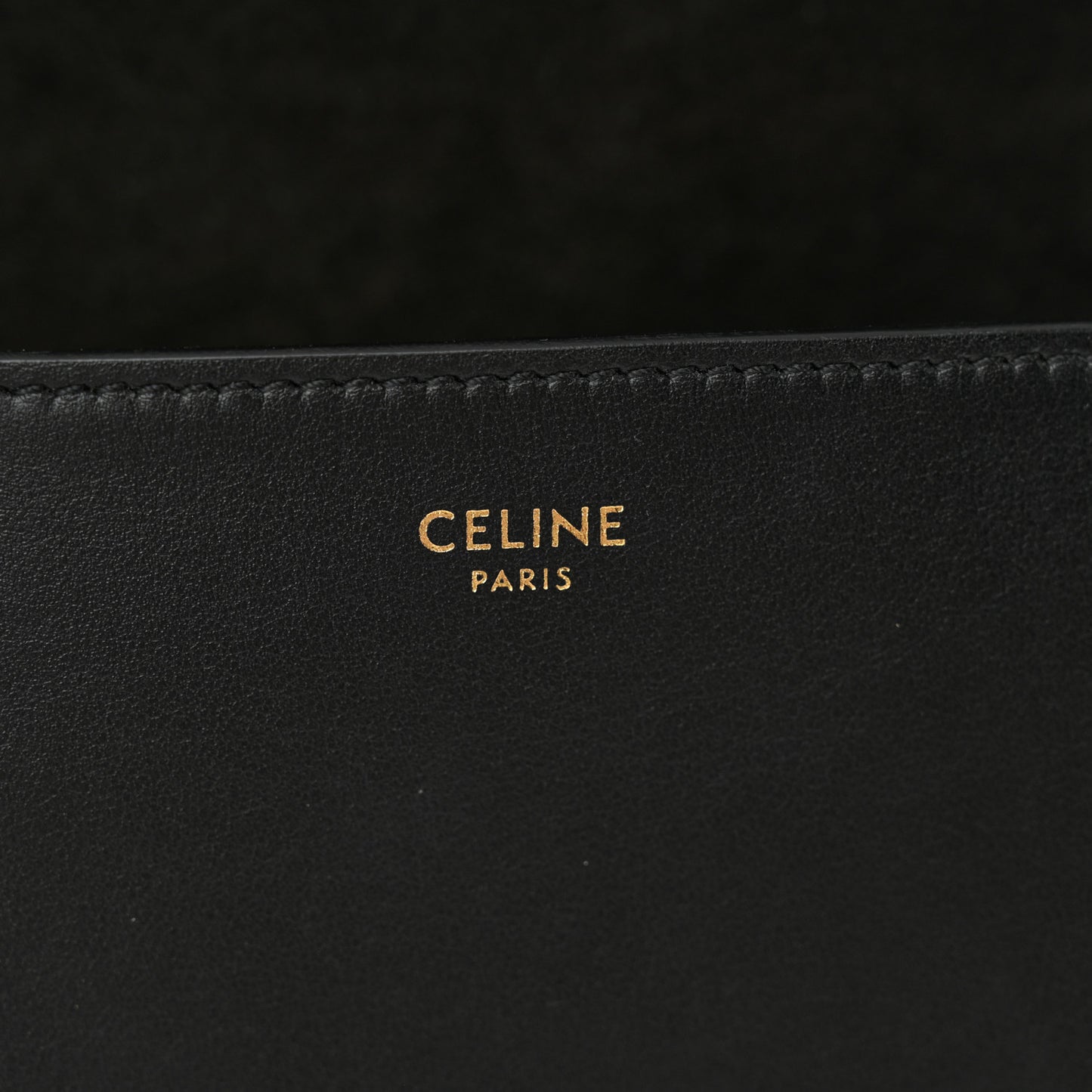 Smooth Calfskin Cuir Triomphe Folco Crossbody Bag Black