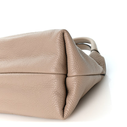 Gucci Grained Calfskin Softbit Medium Shoulder Bag Taupe 9 of 9