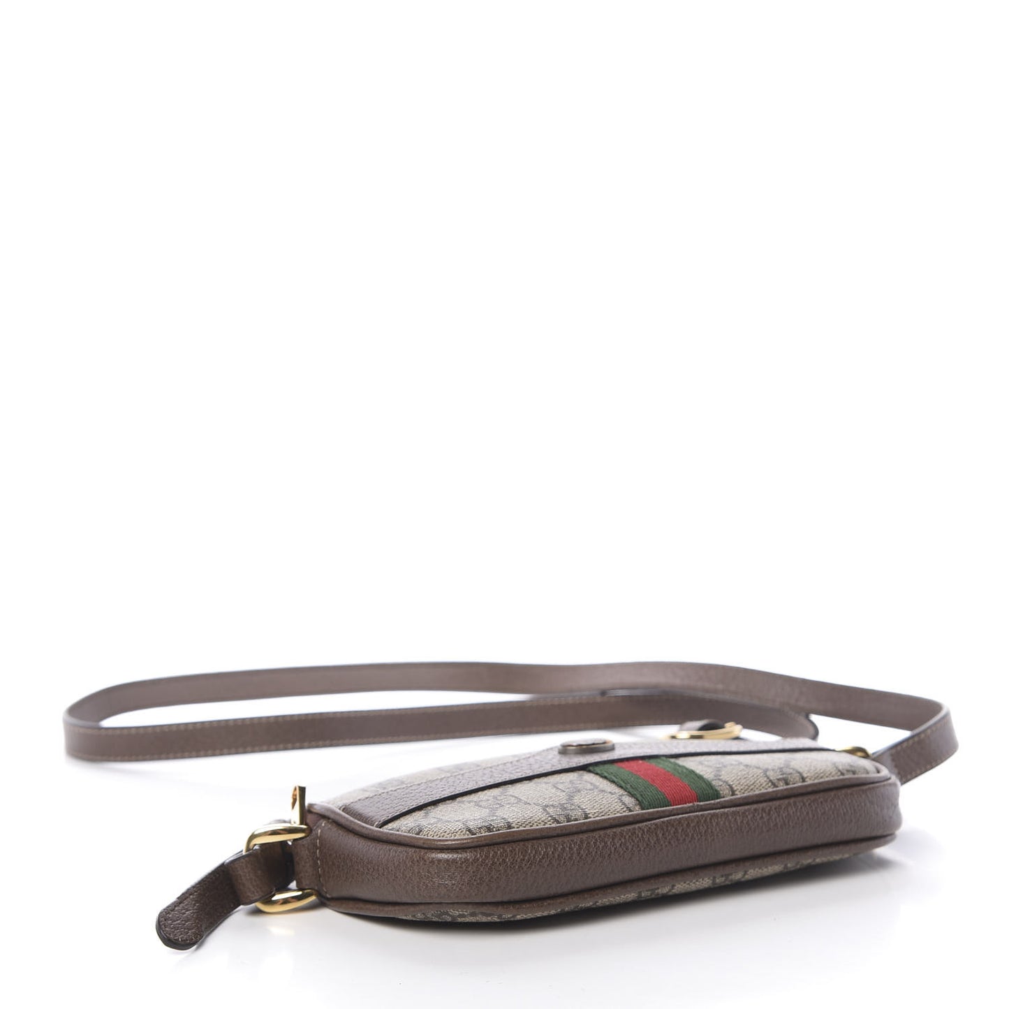GG Supreme Monogram Web Mini Ophidia GG Bag Brown