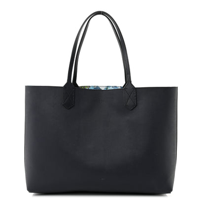 Gucci GG Supreme Monogram Blooms Medium Reversible Tote Beige Blue Navy 3 of 20