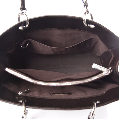 Chanel Caviar Quilted Grand Shopping Tote GST Dark Brown 5 of 26