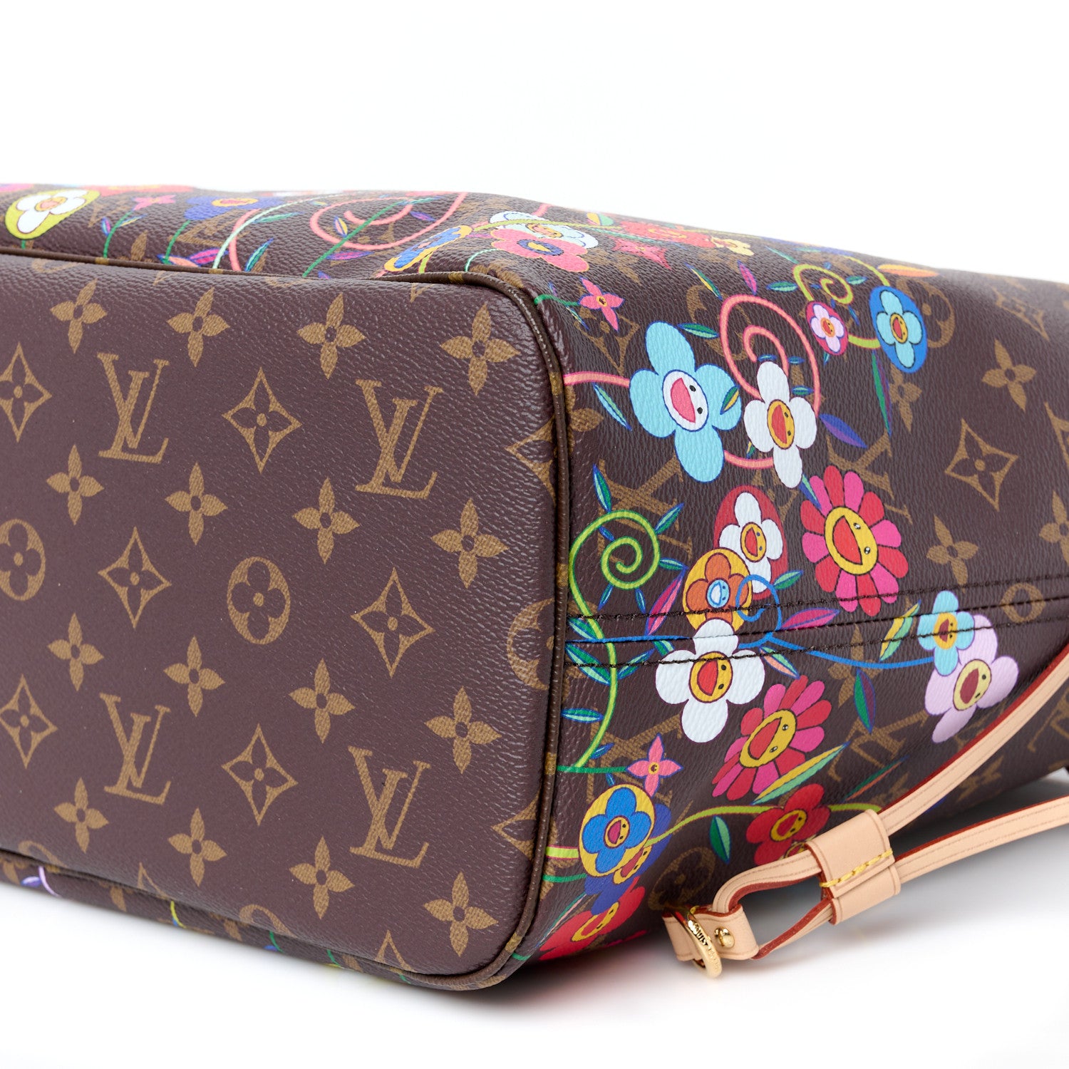 Louis Vuitton LV X TM Monogram Flowers Neverfull MM 12 of 12
