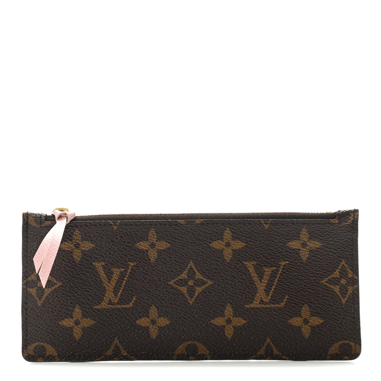 Monogram Josephine Wallet Zippered Insert Rose Ballerine