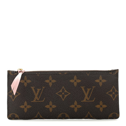 Louis Vuitton Monogram Josephine Wallet Zippered Insert Rose Ballerine 1 of 6