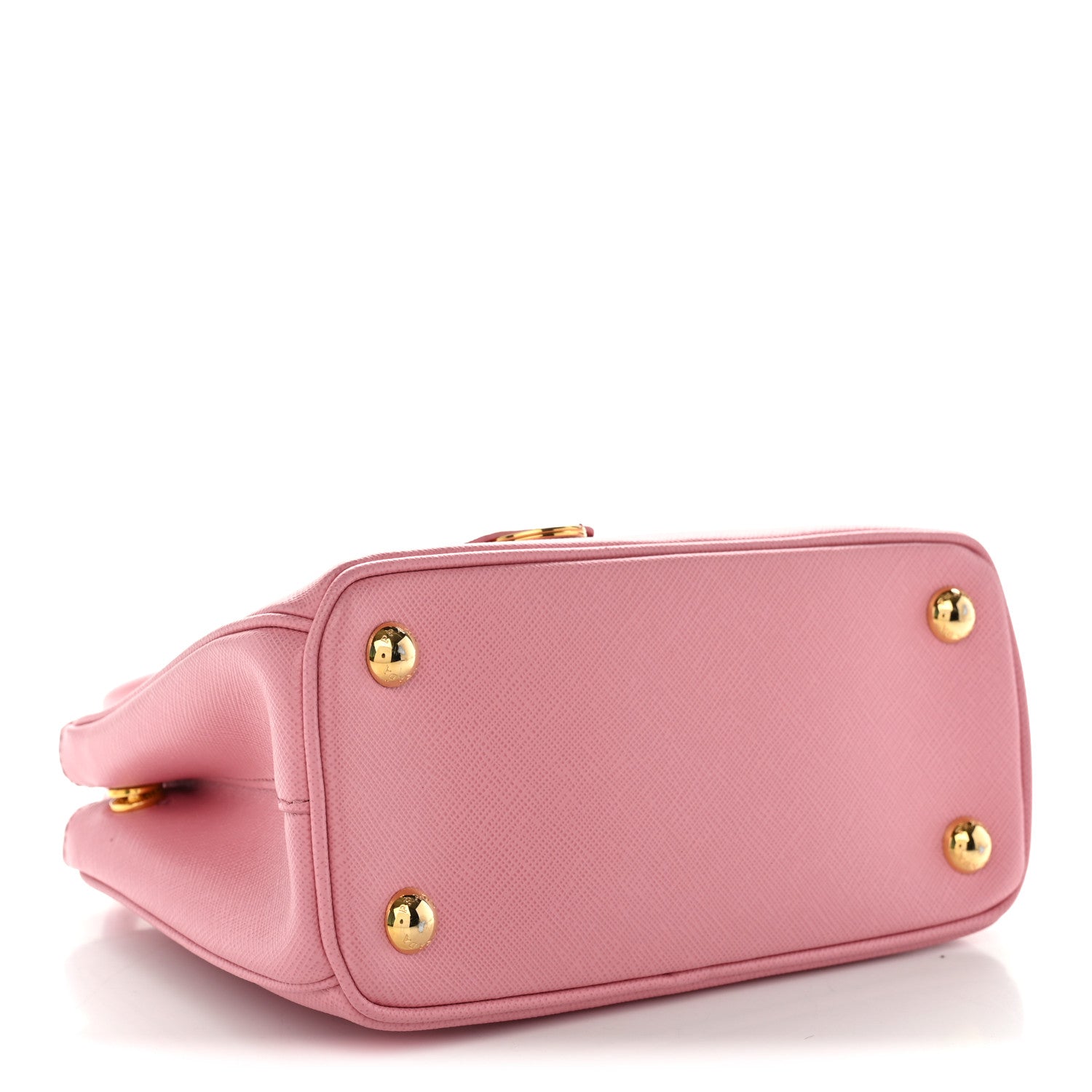 Prada Saffiano Lux Micro Galleria Double Zip Tote Petalo 3 of 8