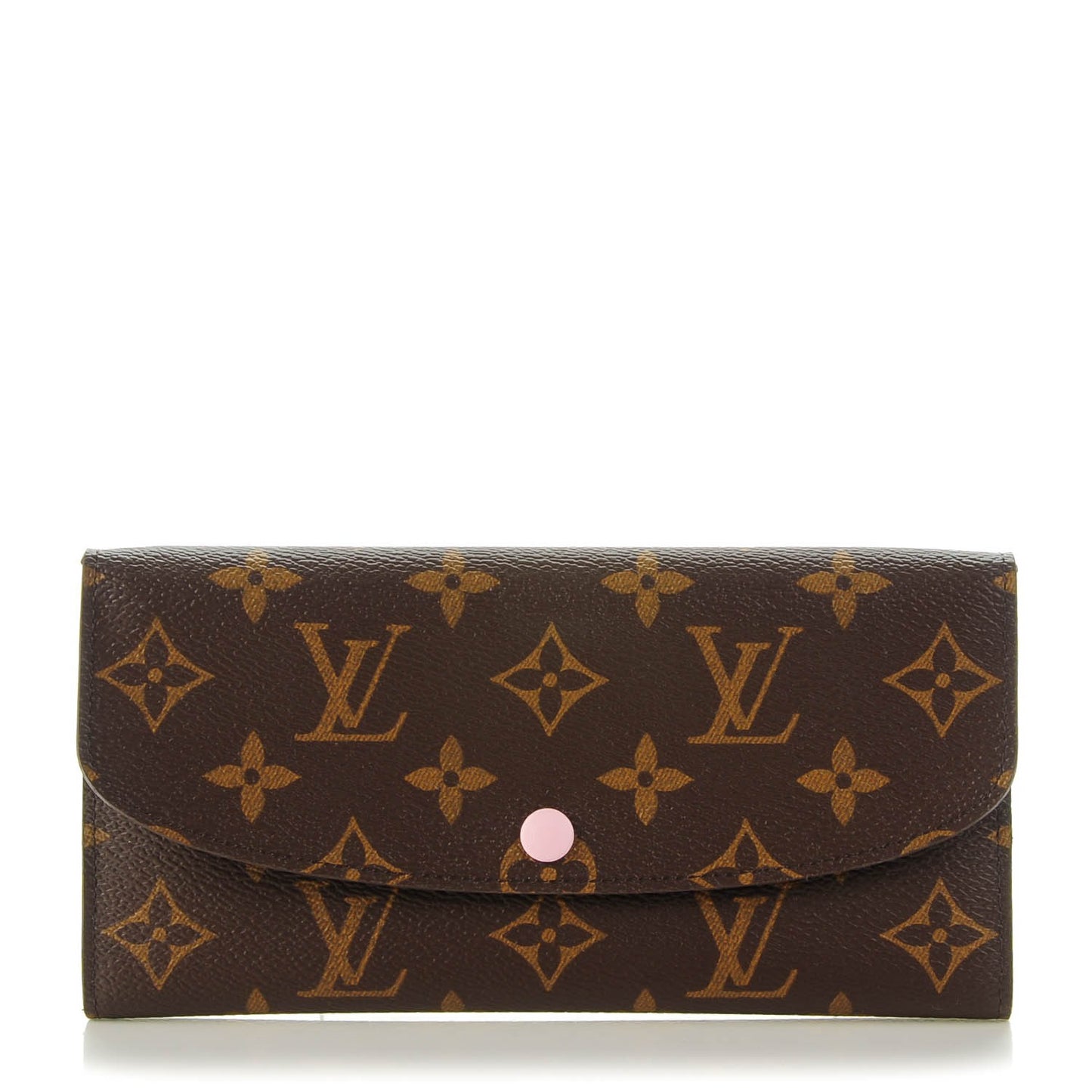 Monogram Emilie Wallet Rose Ballerine