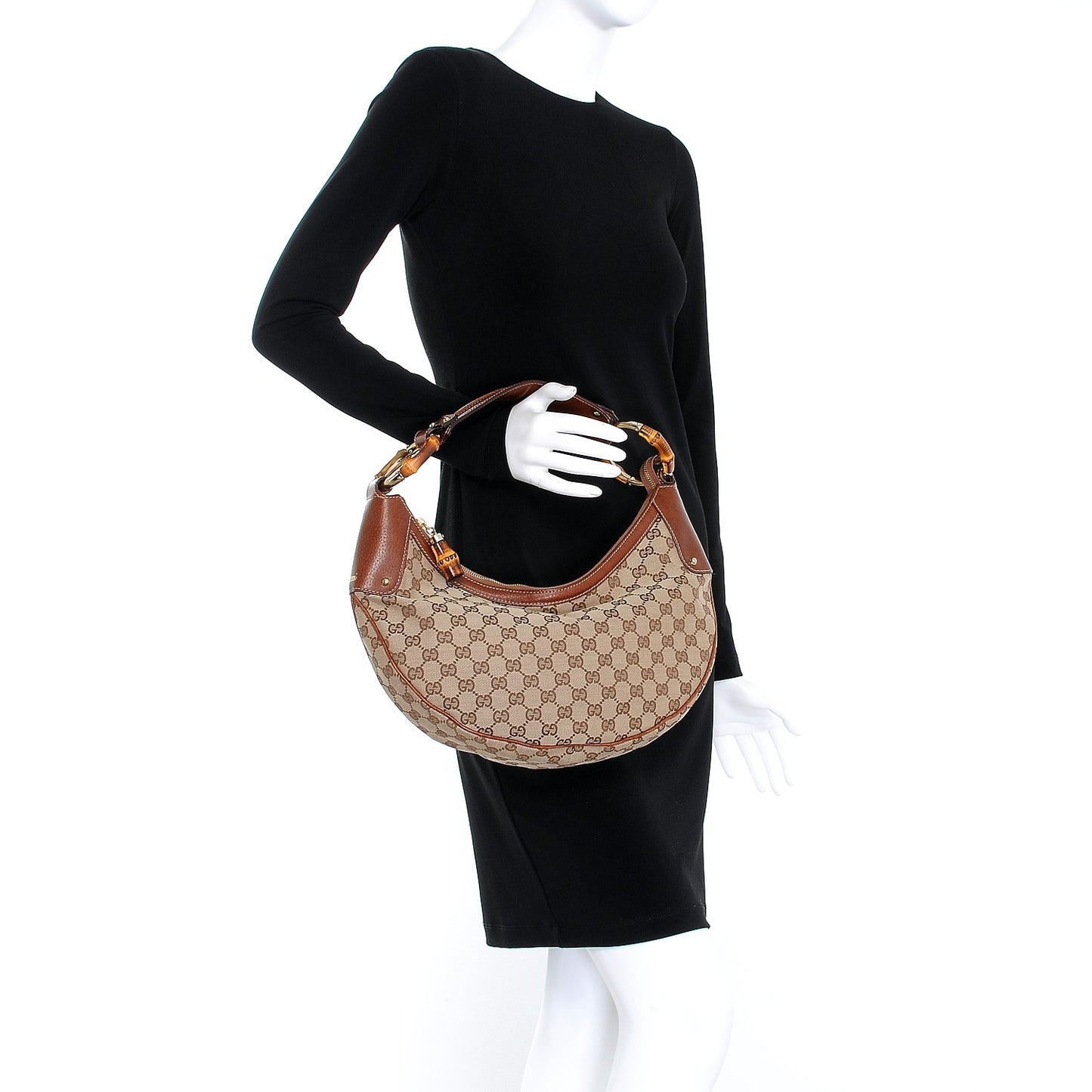 Monogram Bamboo Ring Hobo Brown
