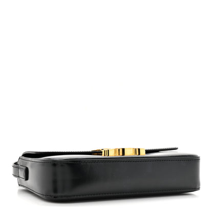 Celine Shiny Calfskin Triomphe Shoulder Bag Black 4 of 11