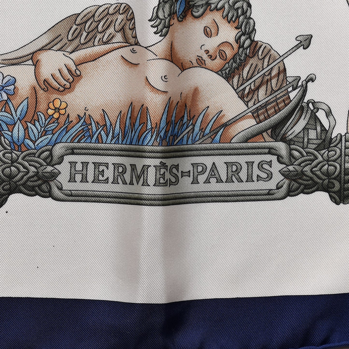 Silk Le Matin Neuf Scarf 90