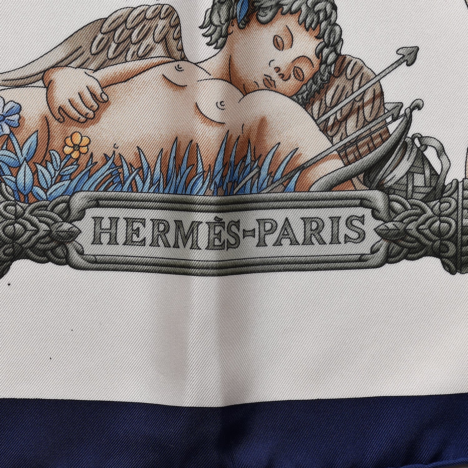 Hermes Silk Le Matin Neuf Scarf 90 3 of 8