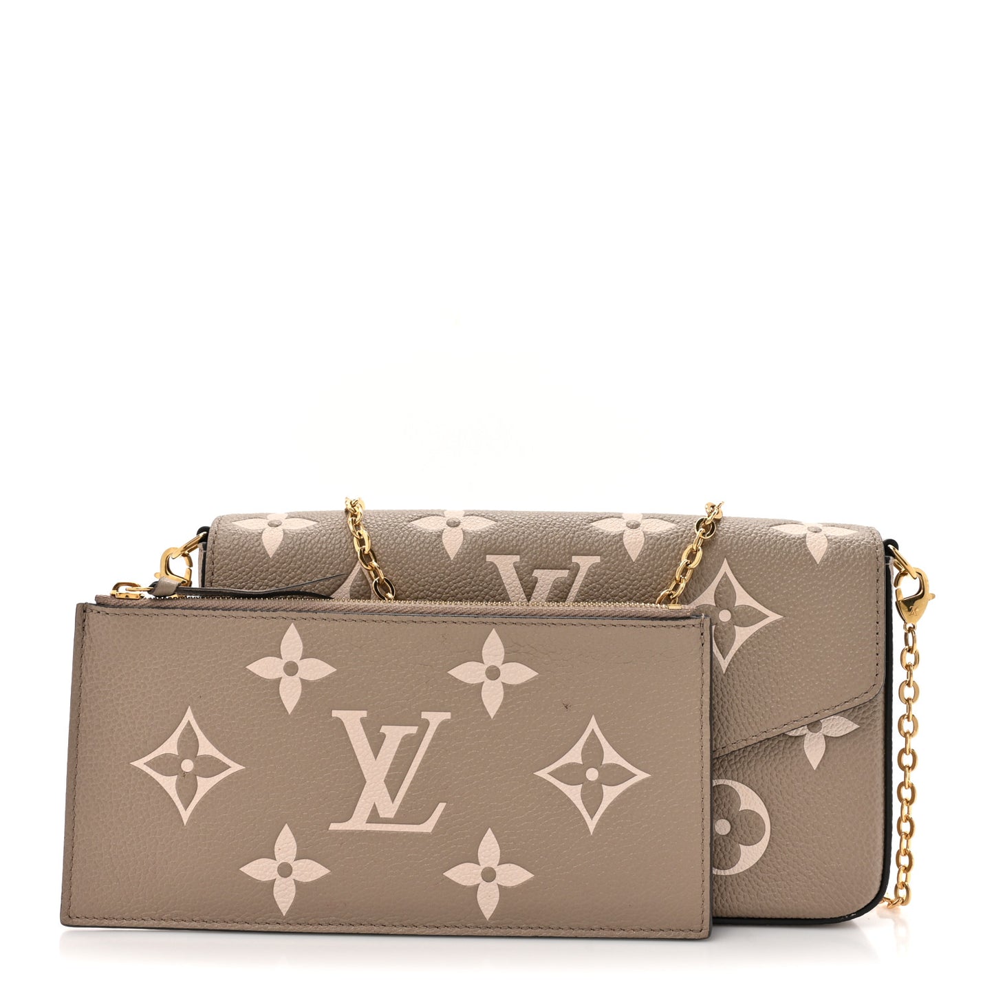 Empreinte Monogram Giant Felicie Pochette Tourterelle Creme