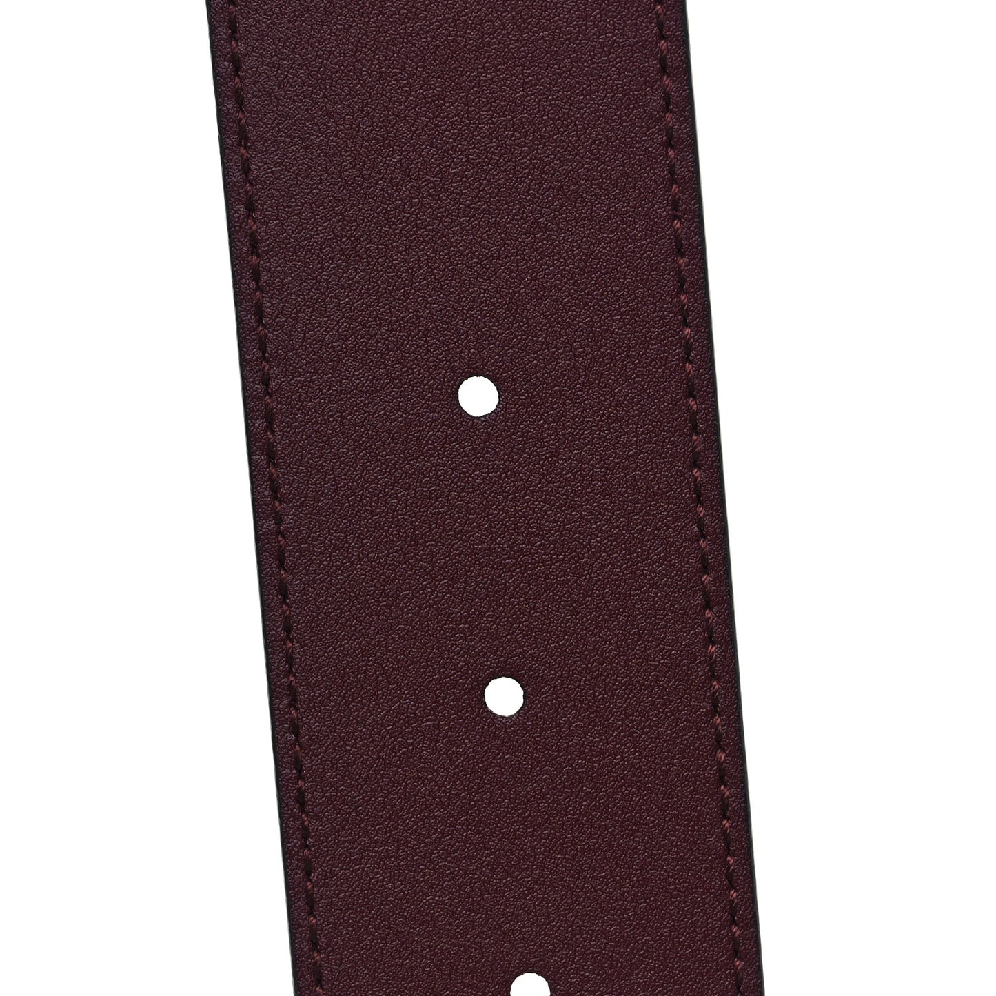 Calfskin Crystal Double G 40mm Belt 85/34 Vintage Bordeaux