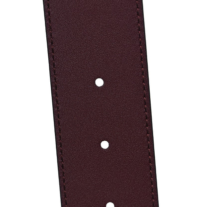 Gucci Calfskin Crystal Double G 40mm Belt 85/34 Vintage Bordeaux 4 of 4