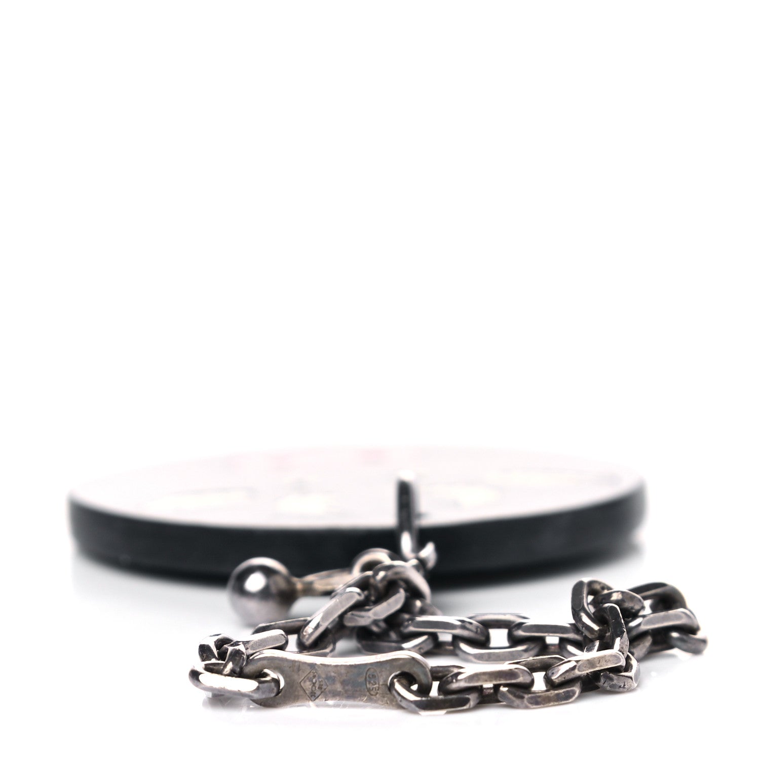 Hermes Box Bull Key Chain Bag Charm Black 3 of 4