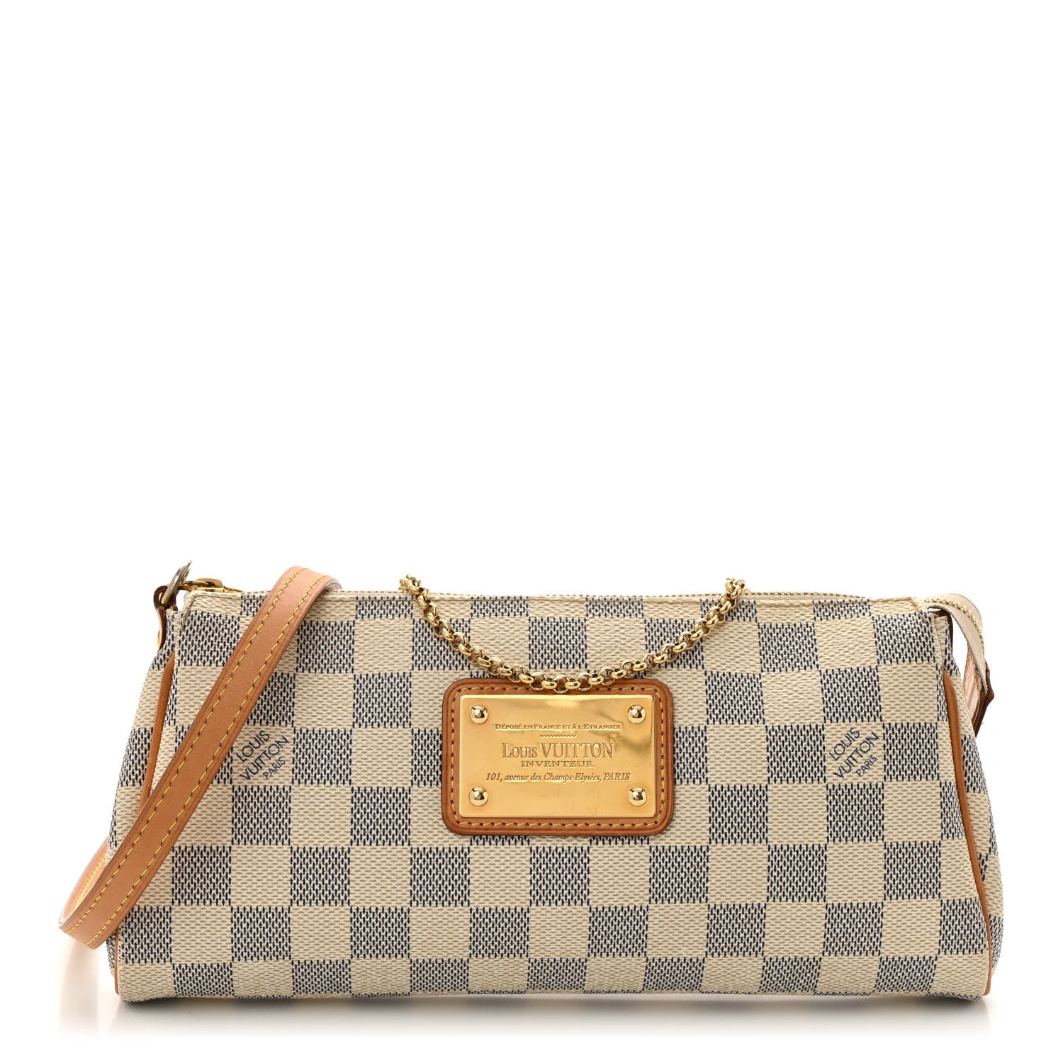 Louis Vuitton Damier Azur Eva Clutch 1 of 13