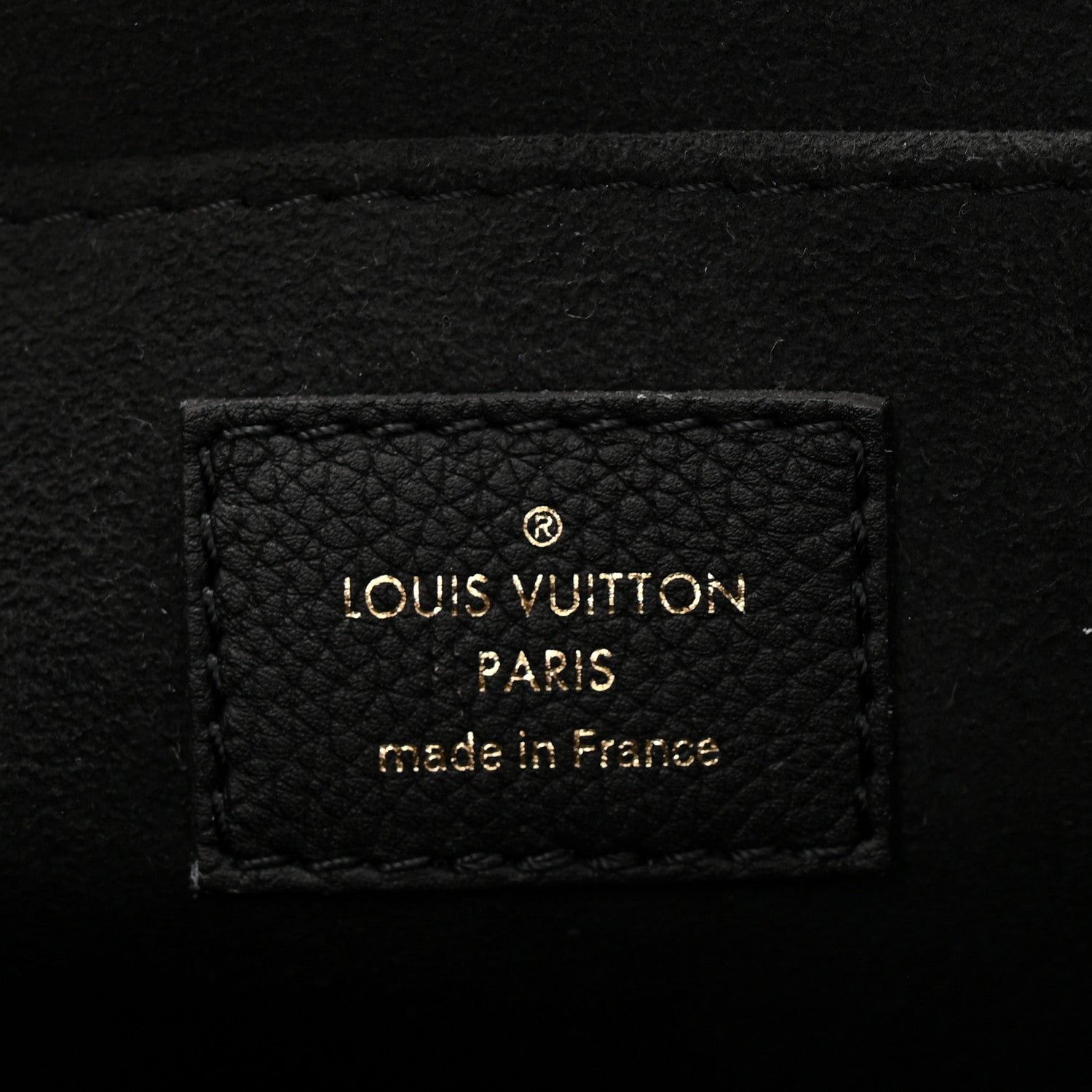 Louis Vuitton Grained Calfskin Lockme Chain Bag PM Black 6 of 10