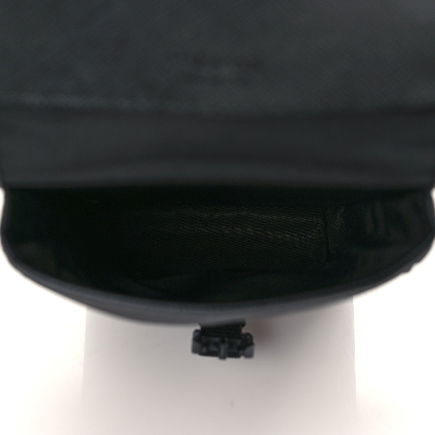 Tessuto Nylon Saffiano Phone Case Crossbody Black