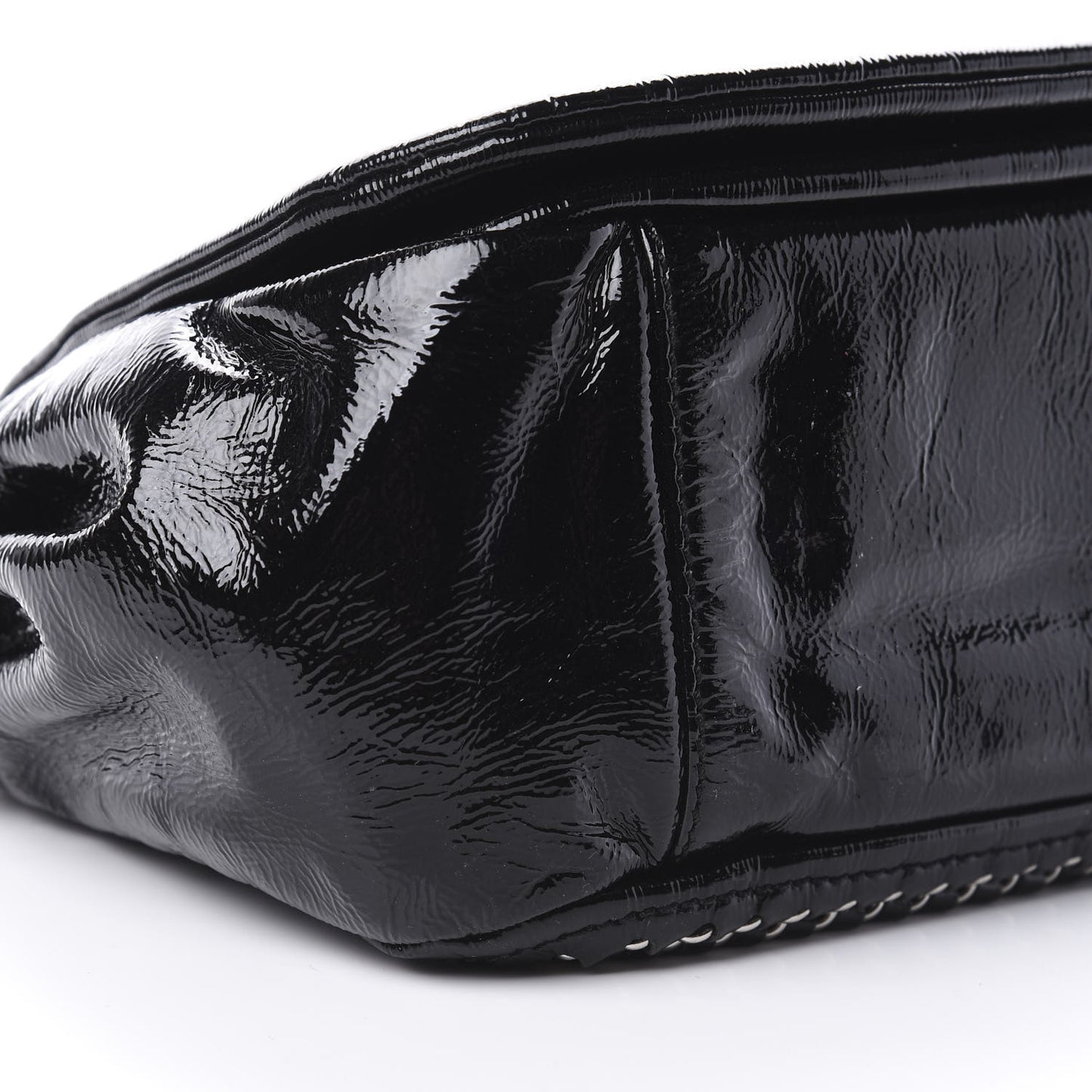 Patent Luxe Ligne Flap Black