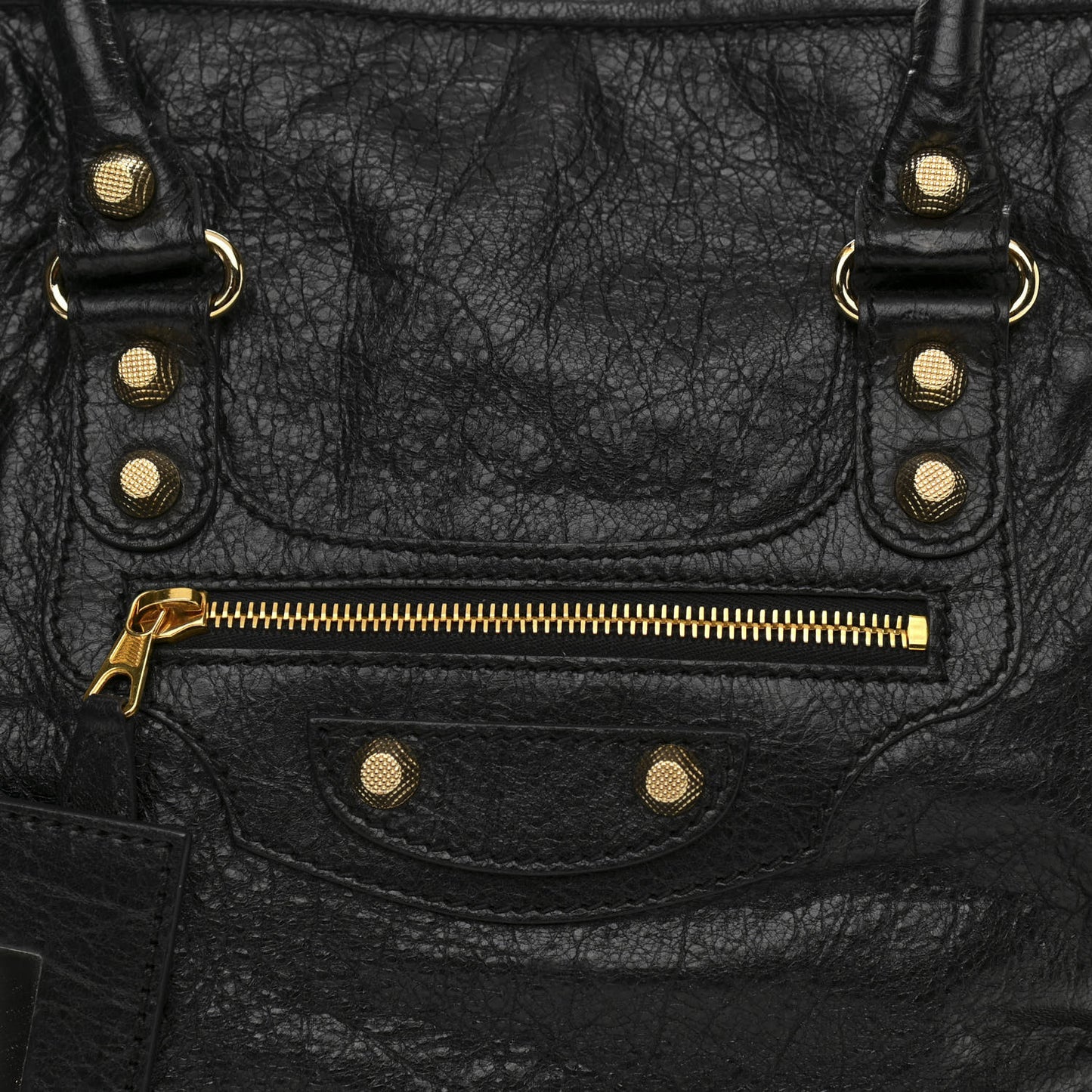 Agneau Giant 12 Gold Hardware S Sunday Tote Black