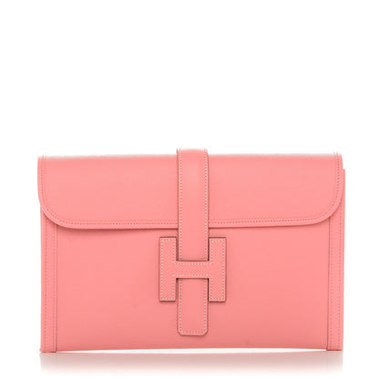 Hermes Epsom Jige PM Clutch Rose Confetti 1 of 7