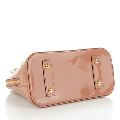 Louis Vuitton Vernis Alma BB Rose Velours 4 of 7