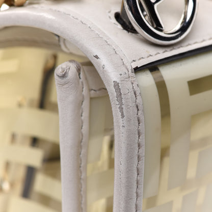 Fendi TPU FF Vitello Century F is Fendi Small Kan I Shoulder Bag White 19 of 23