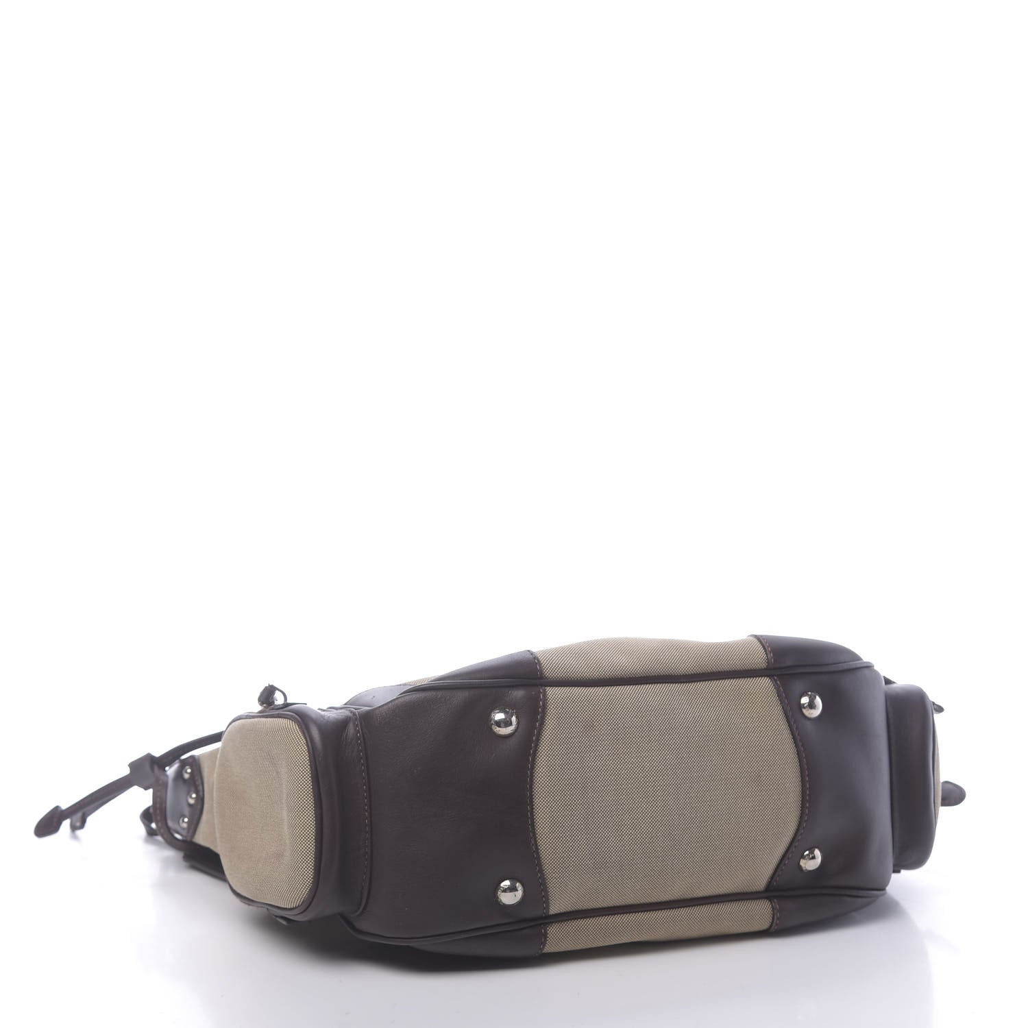Prada Jacquard Logo Hobo Corda Bruciato 4 of 17