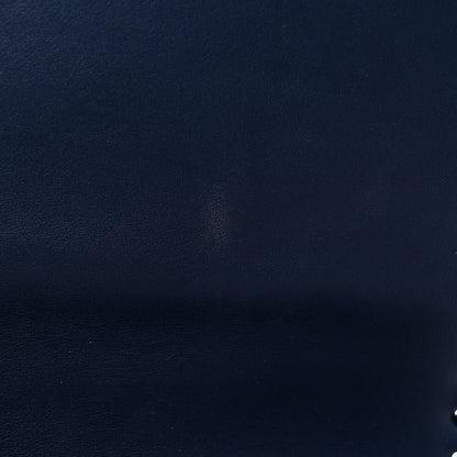 Valentino Garavani Vitello Colorblock Large Free Rockstud Halfmoon Saddle Bag Marine White 9 of 12