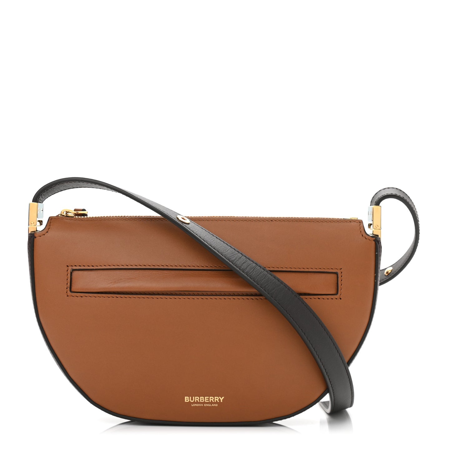 Calfskin Mini Two-Tone Olympia Shoulder Bag Warm Tan