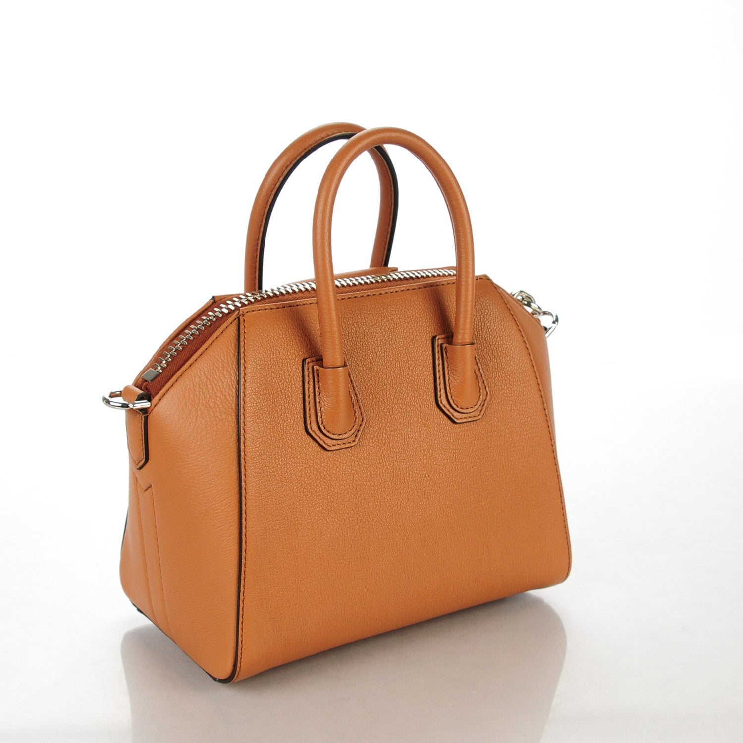 Givenchy Sugar Goatskin Mini Antigona Caramel 3 of 7