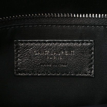 Saint Laurent Crinkled Calfskin Matelasse Monogram Medium Niki Chain Satchel Military Olive 6 of 9