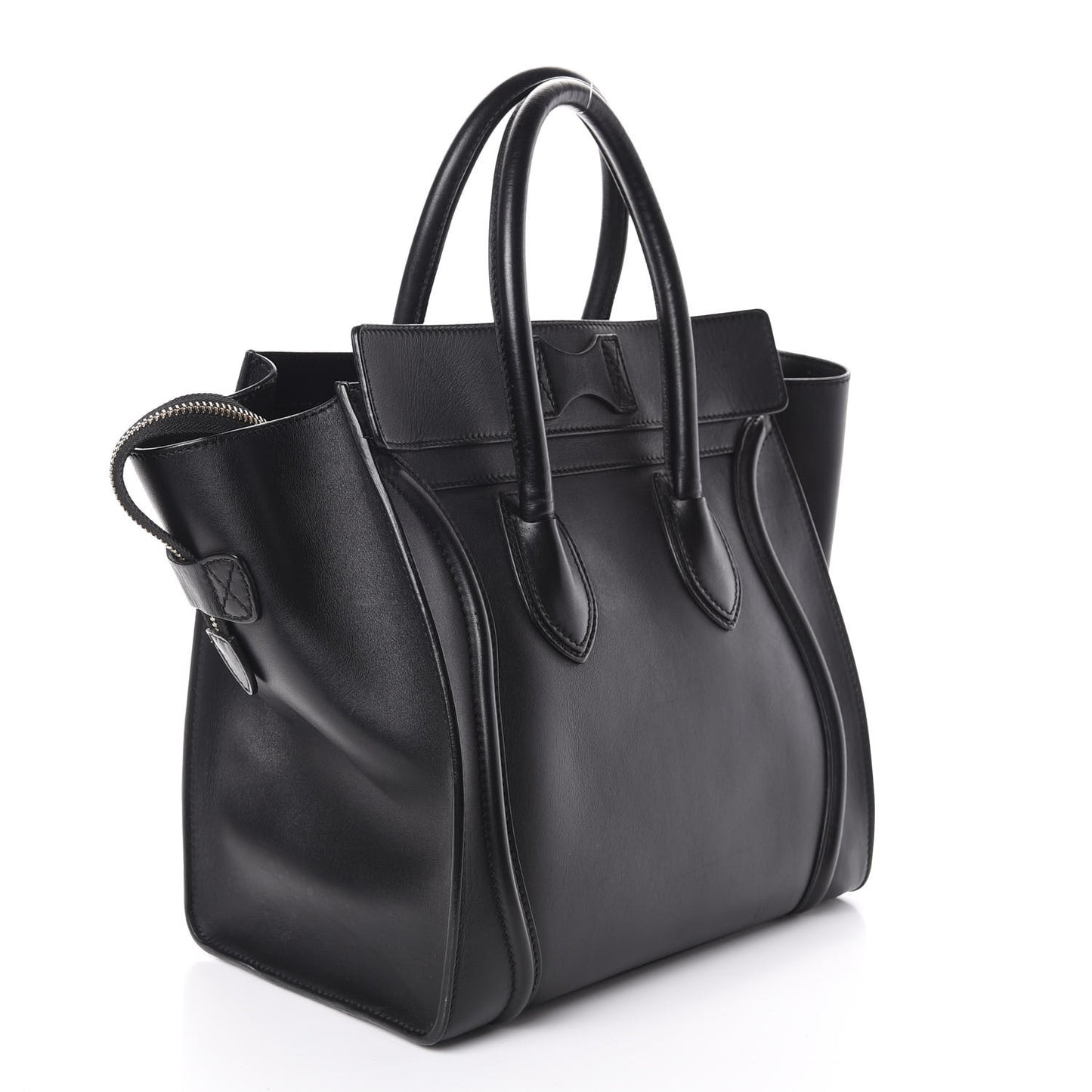 Smooth Calfskin Mini Luggage Black