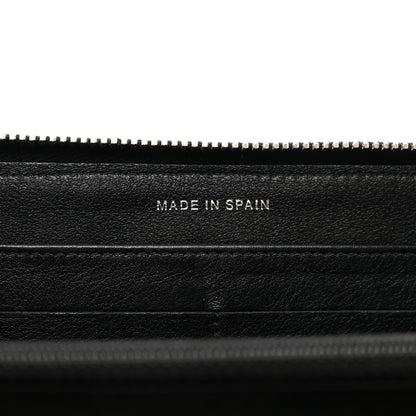 Chanel Patent Quilted Brilliant Zip Around Wallet Black 7 of 8