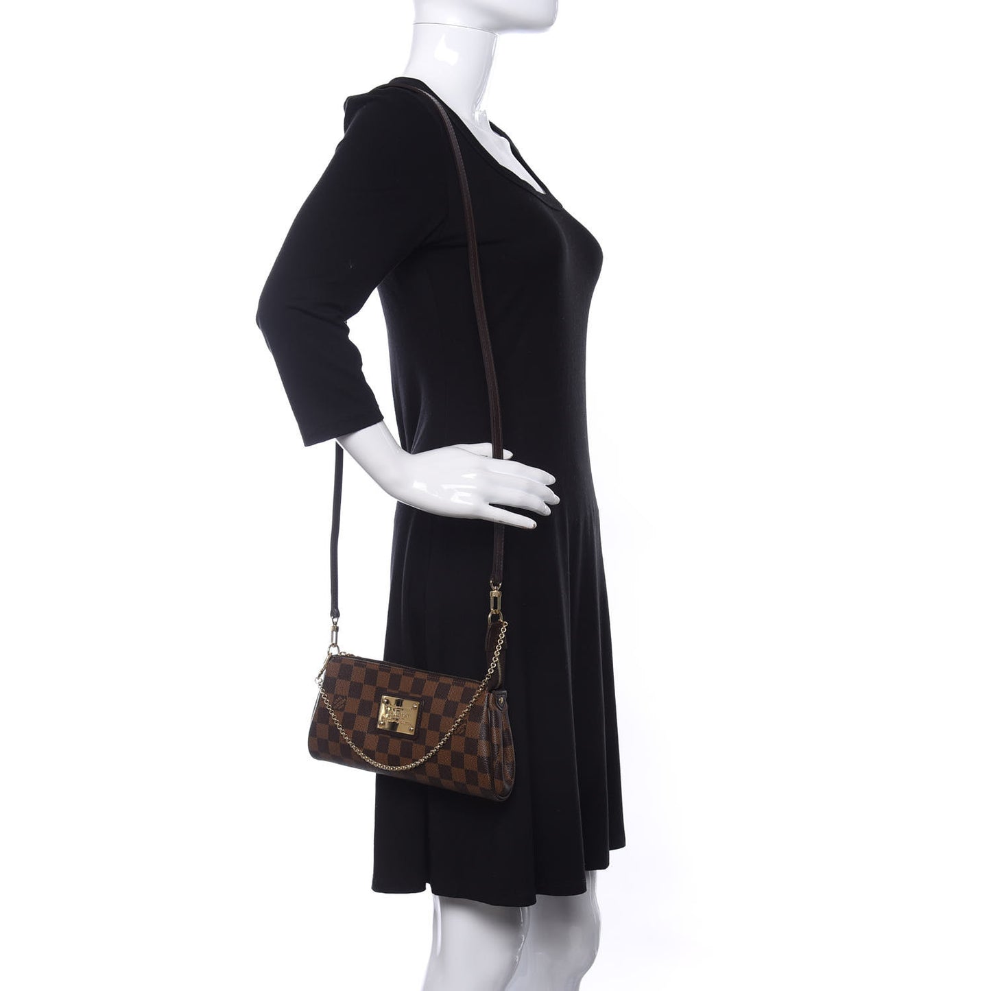Damier Ebene Eva Clutch