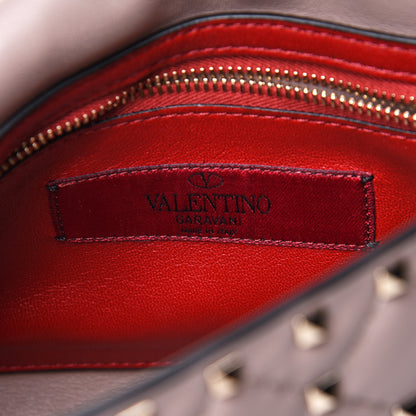 Valentino Garavani Lambskin Medium Rockstud Spike Shoulder Bag Poudre 6 of 11