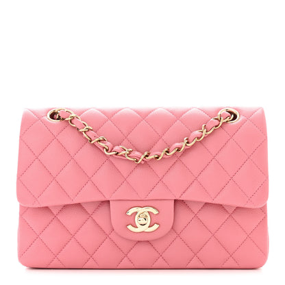 Chanel Caviar Quilted Small Double Flap Pink 1 of 11