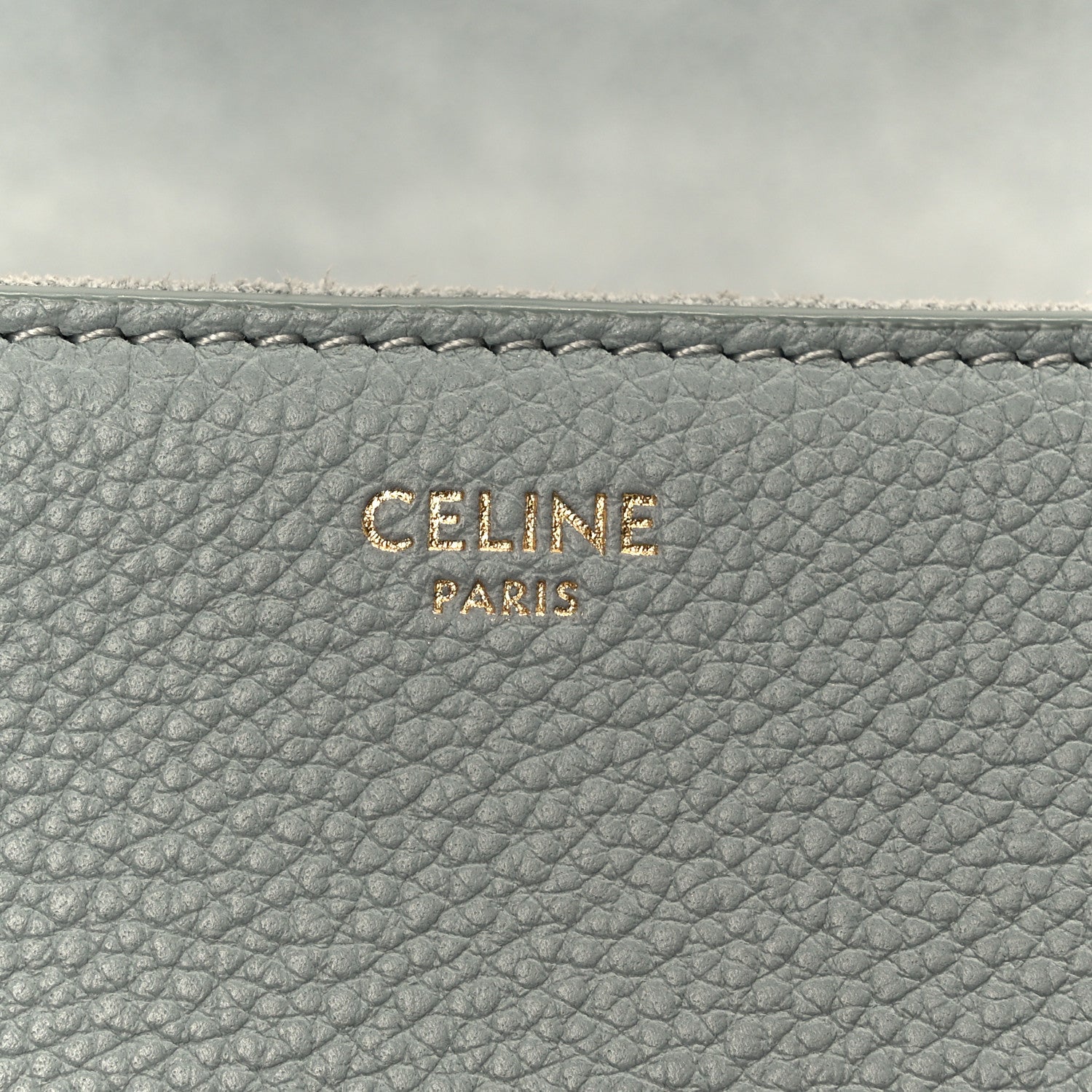 Celine Grained Calfskin Teen Soft 16 Shoulder Bag Ice Blue 7 of 12