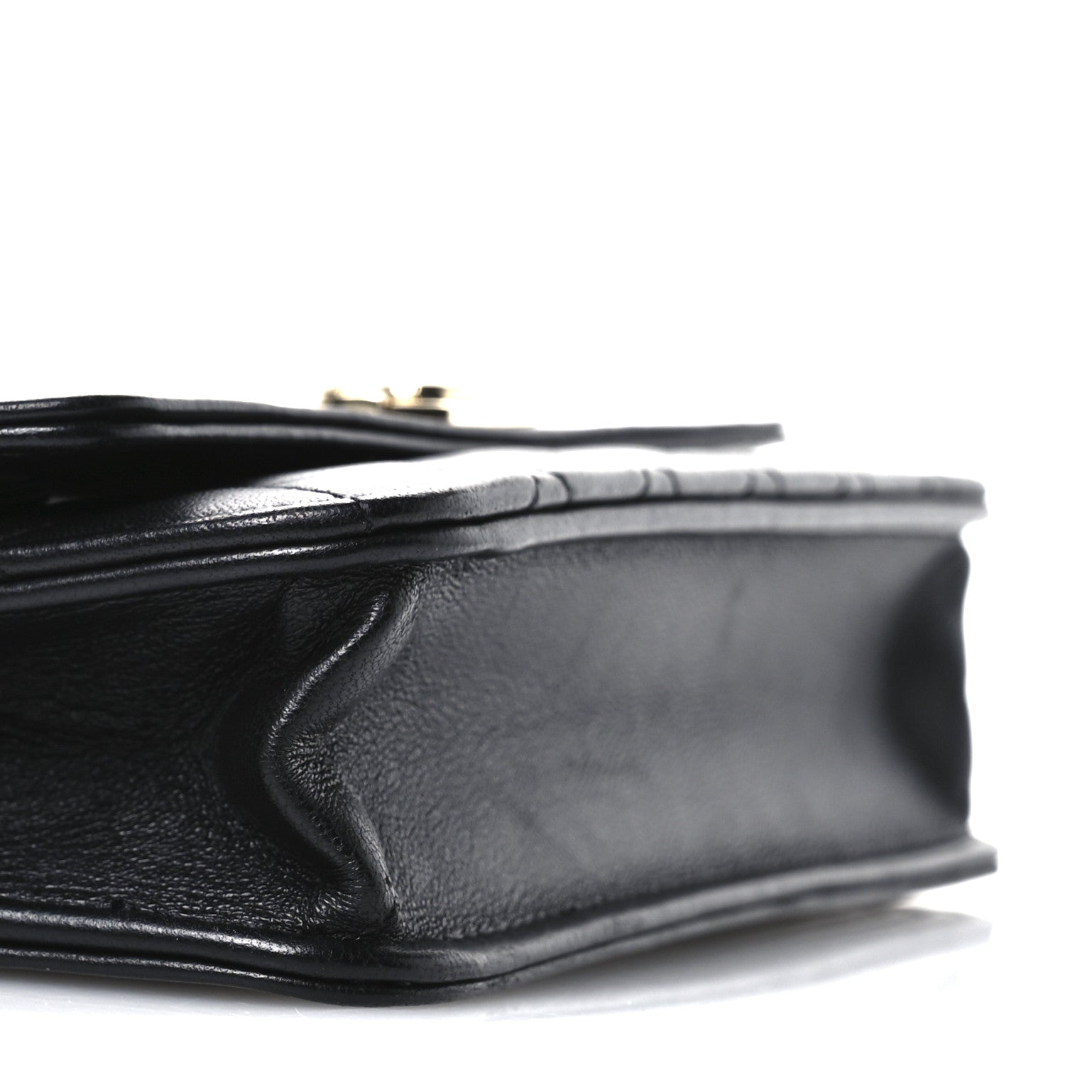 Chanel Lambskin Quilted Boy Wallet On Chain WOC Black 10 of 12