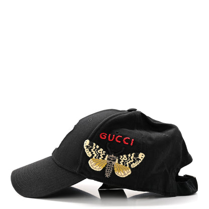 Gucci X MLB Cotton NY Yankees Baseball Hat 57-61 Black 4 of 11