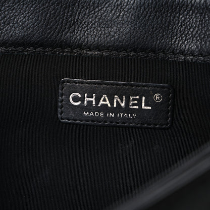 Chanel Calfskin New Medium Boy Reverso Flap Black 6 of 10