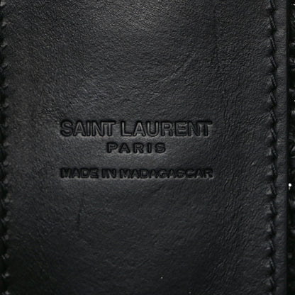 Saint Laurent Raffia Sac Round Black 6 of 8