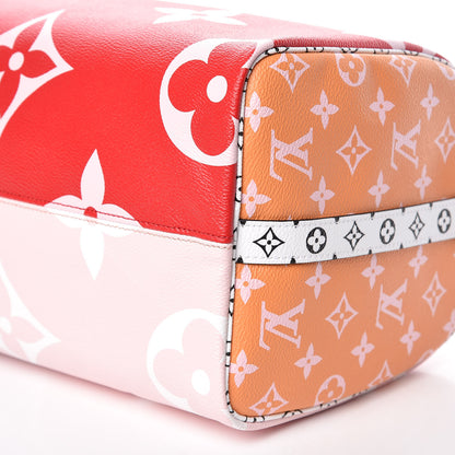 Louis Vuitton Monogram Giant Speedy Bandouliere 30 Rouge 7 of 12