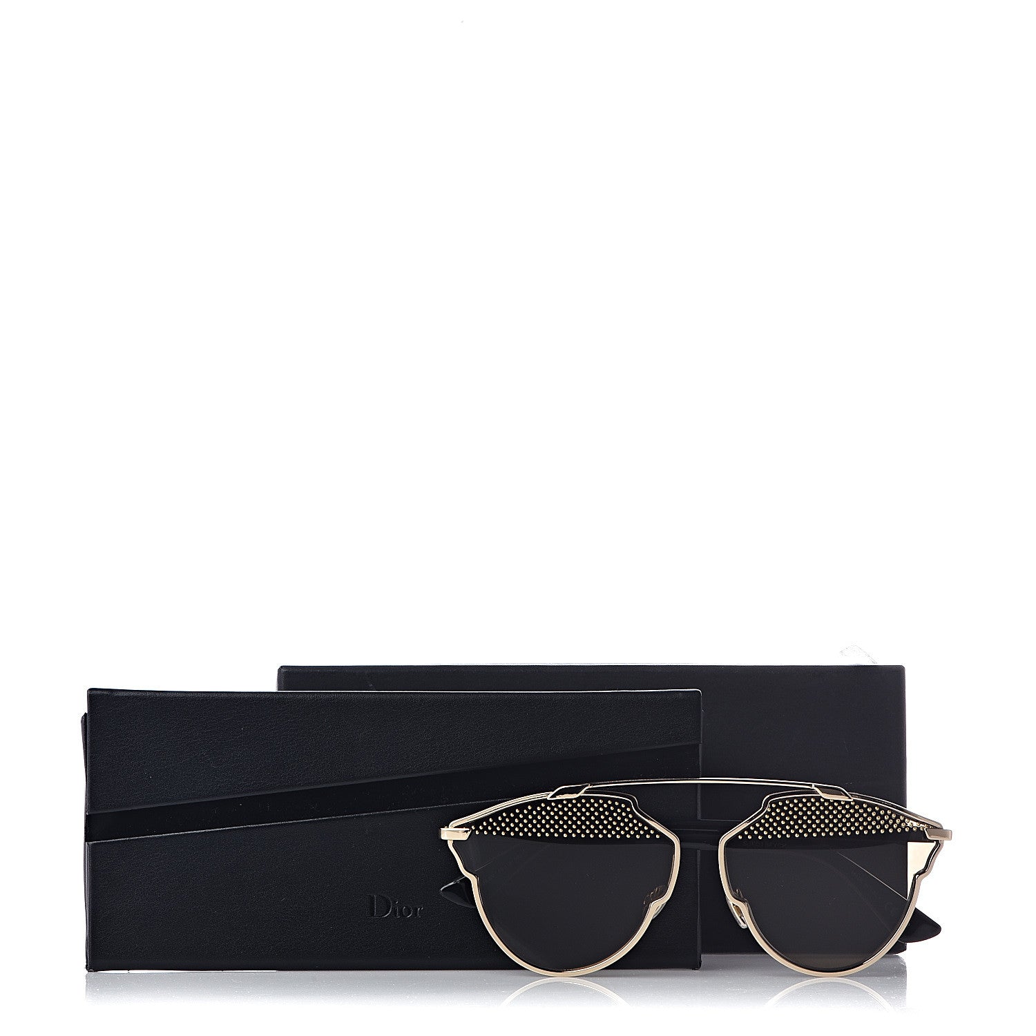 Christian Dior Studded So Real Sunglasses Gold 8 of 8