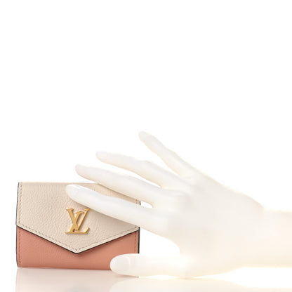 Louis Vuitton Calfskin Lockmini Wallet Quartz Rose Trianon 2 of 8