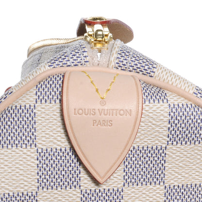 Louis Vuitton Damier Azur Speedy 30 7 of 7